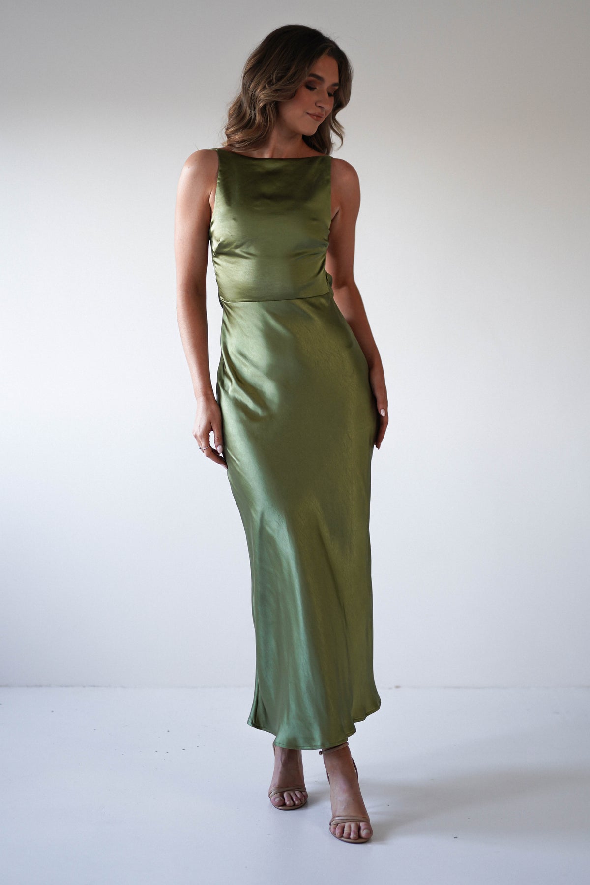 Bayleigh Satin Maxi Dress