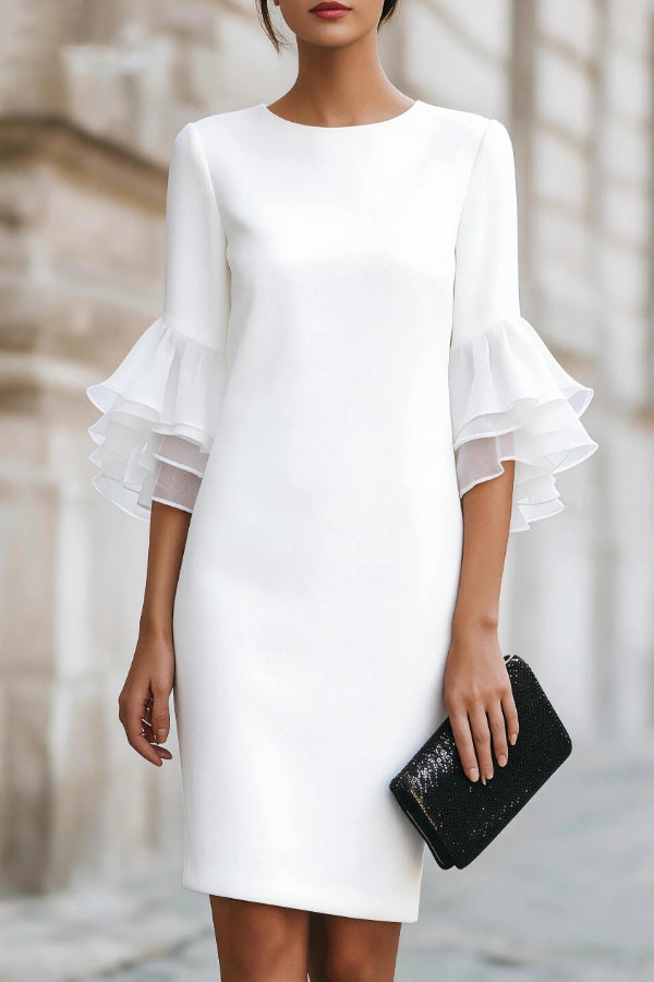 Liesl Ruffle Sleeve Mini Dress