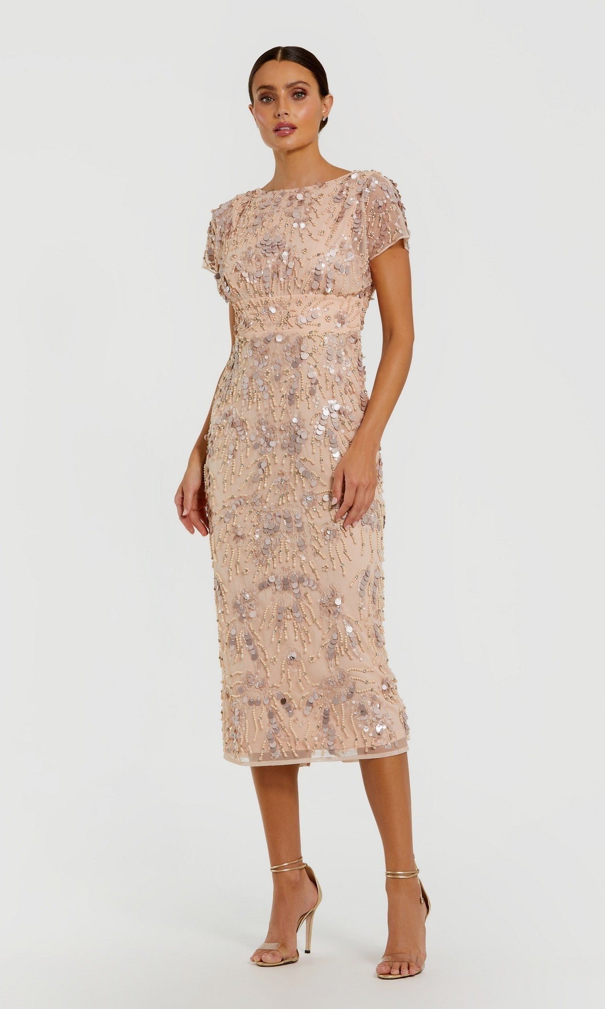 Shannon Sage Wedding Guest Midi Dress