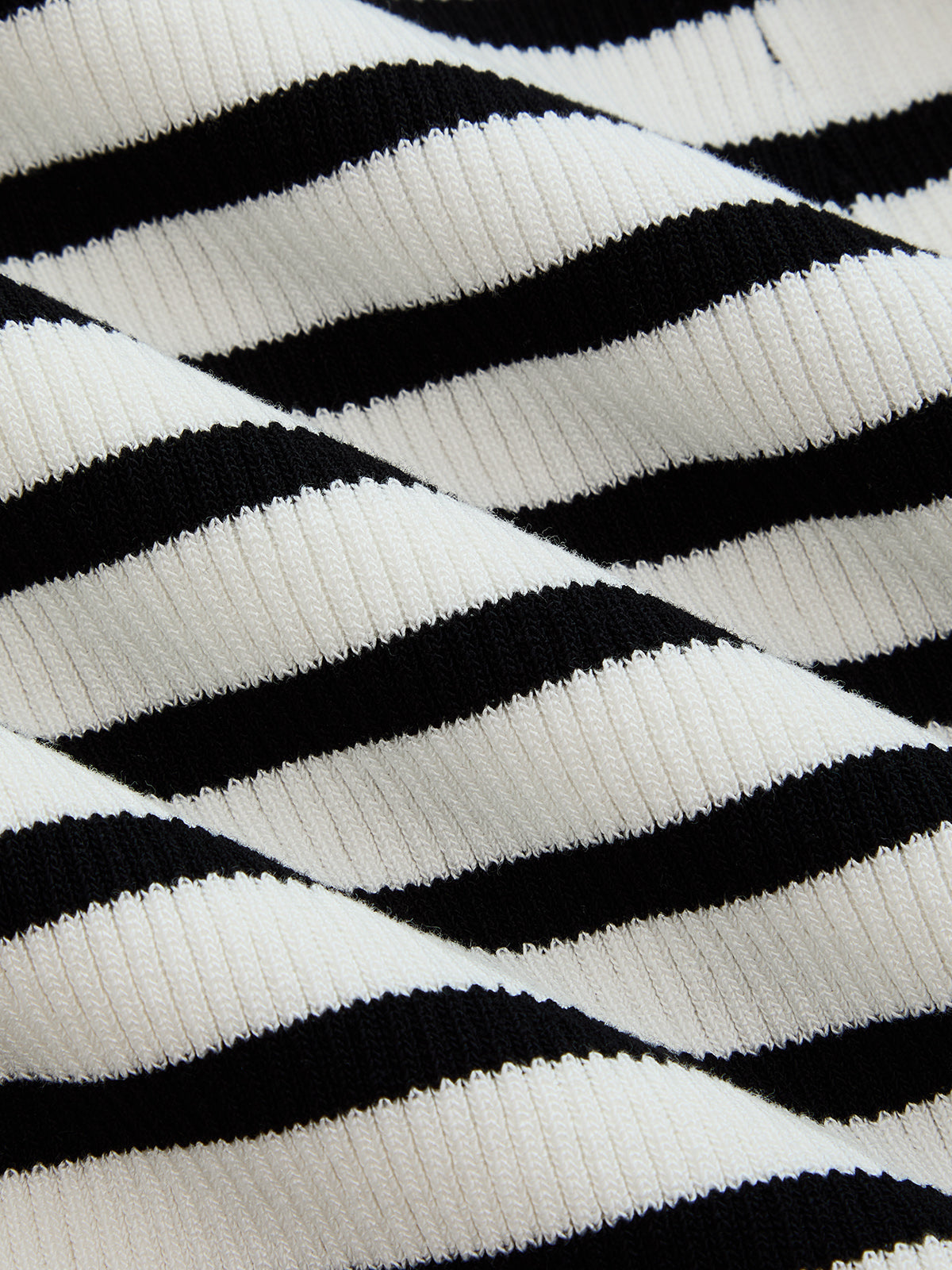 Sybil Knit Dress with Stripes and Button Front