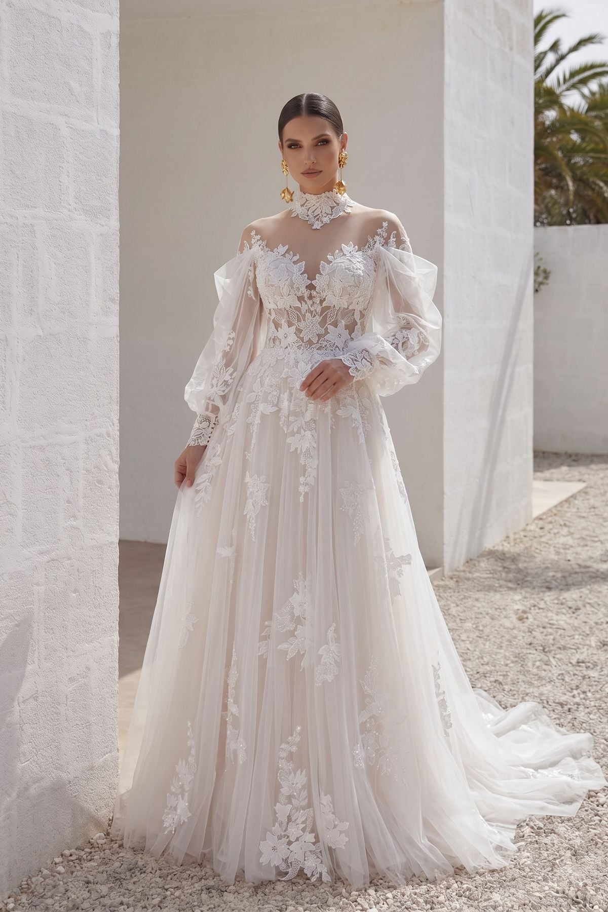Ira Lace Tea-Length Dress