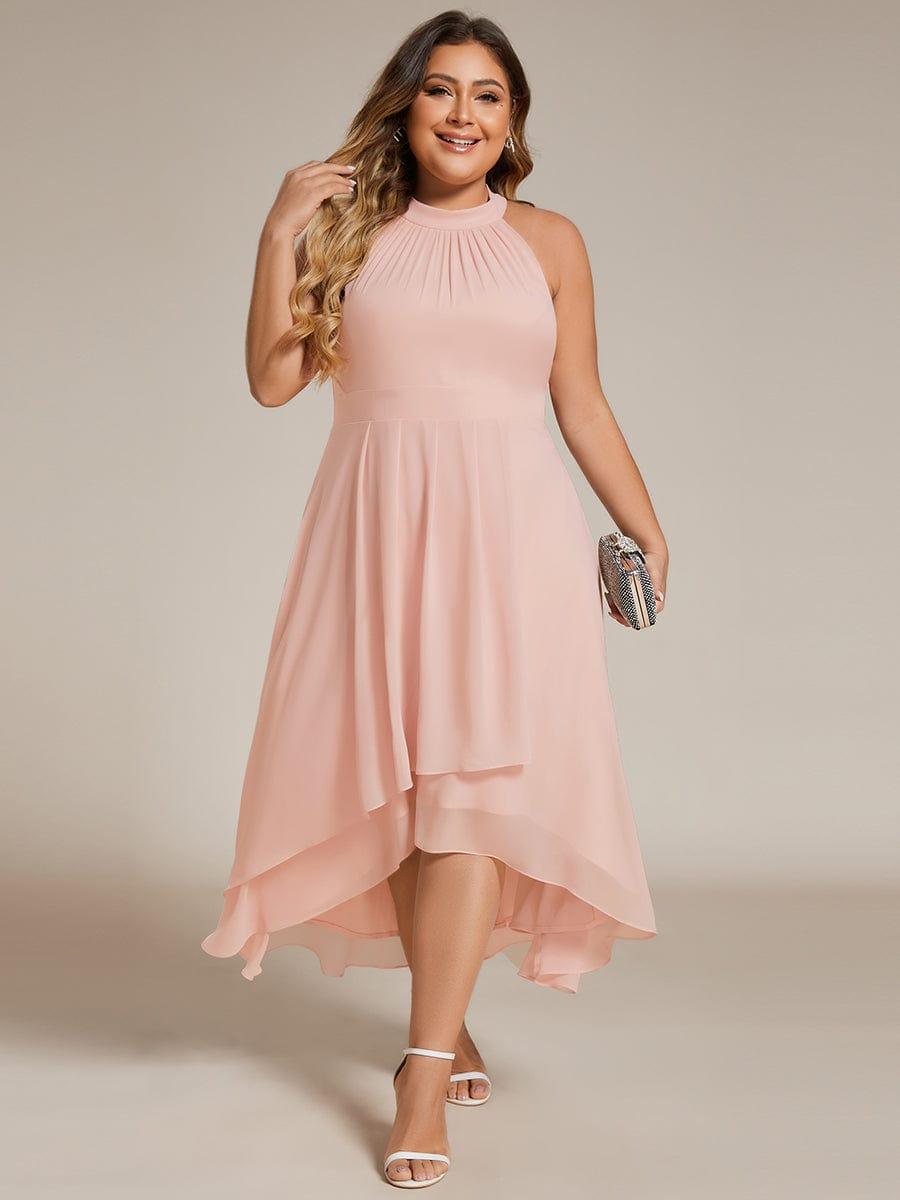 Robin Chiffon Halter Midi Dress