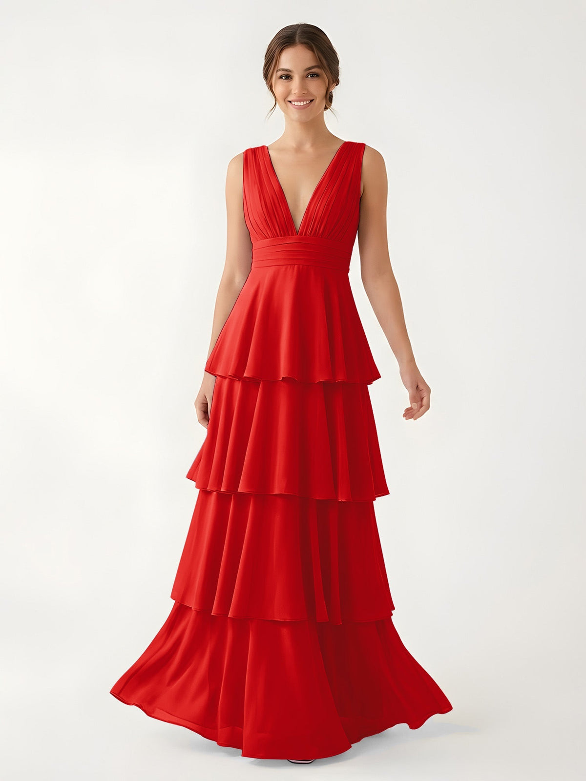 Erin Chiffon A-Line Wedding Guest Dress