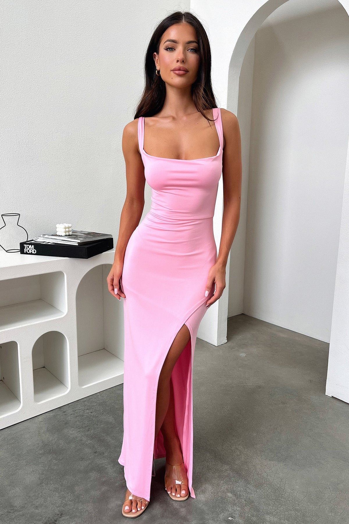Calvary Satin Slip Dress