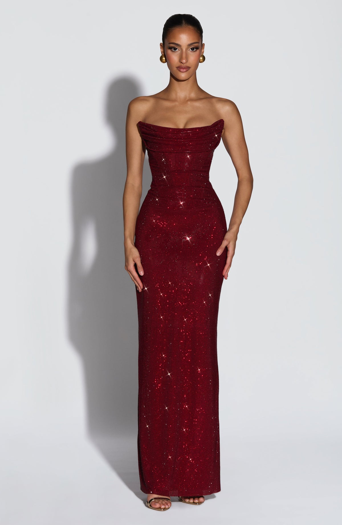 Bellina Satin Evening Dress