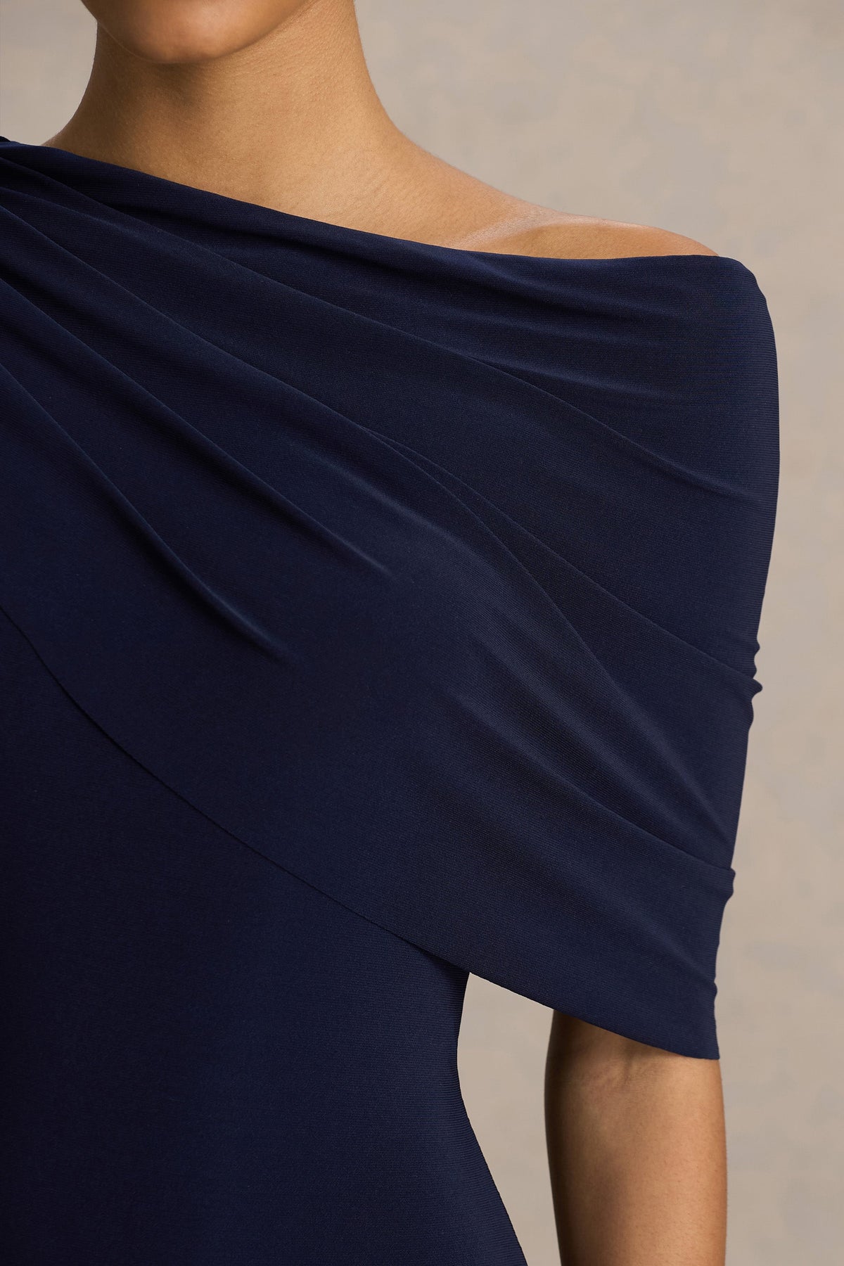 Ondina Navy Evening Maxi Dress