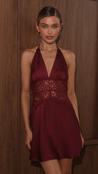 Kiana Satin Mini Dress