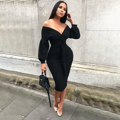 Anita Off-Shoulder Bodycon Dress