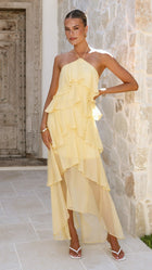 Rina Linen Maxi Dress