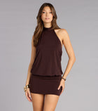 Arabel Twist Mini Dress