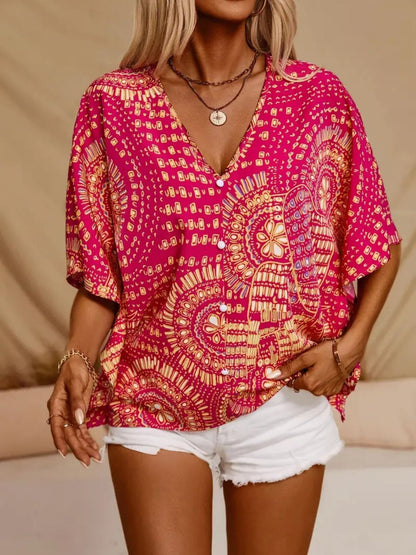 Tori Printed A Line Dress