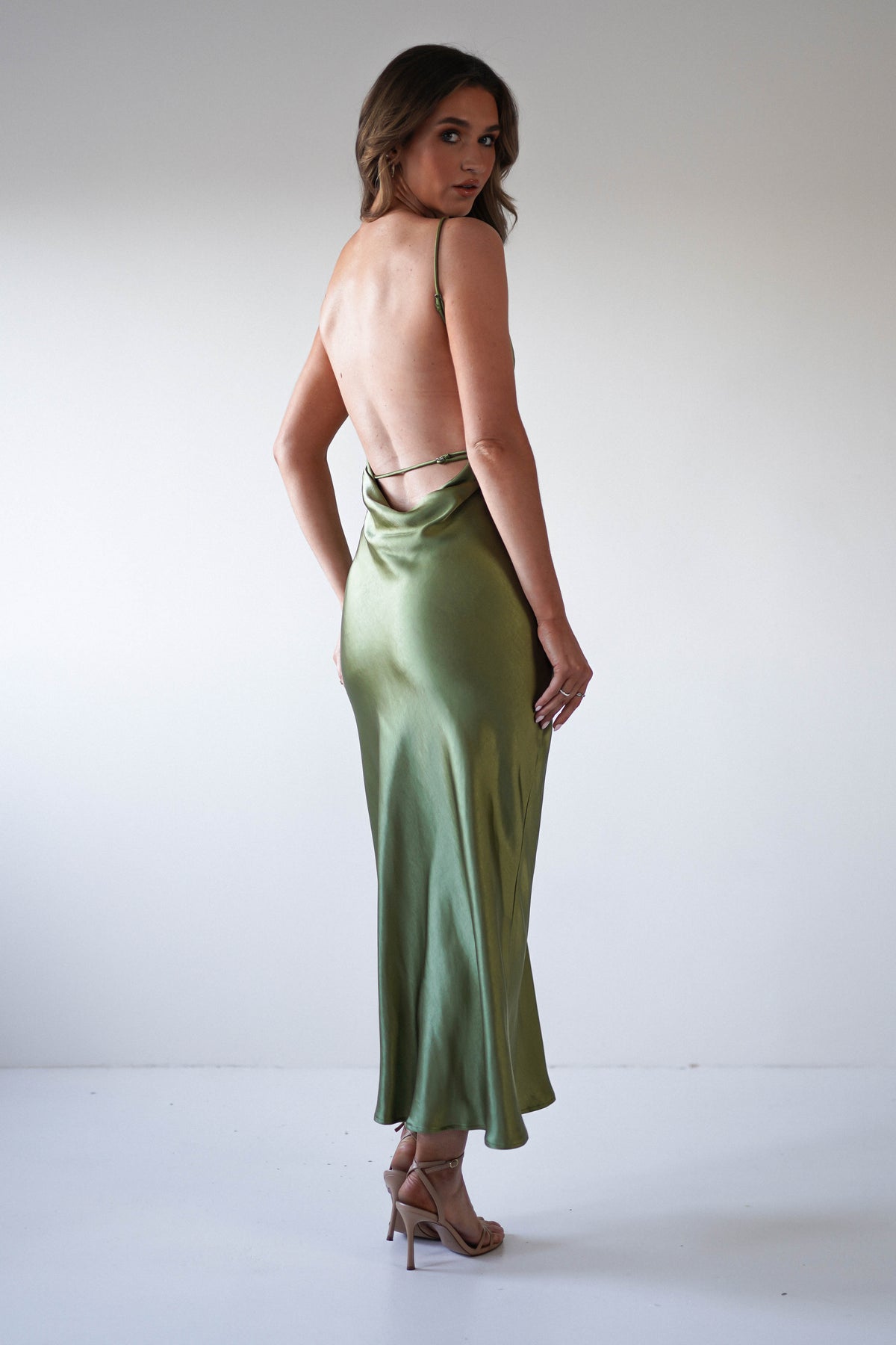 Bayleigh Satin Maxi Dress