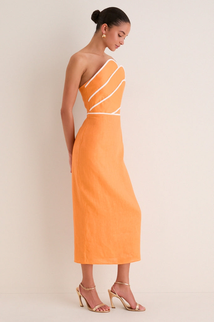 Dolores Linen Maxi Dress