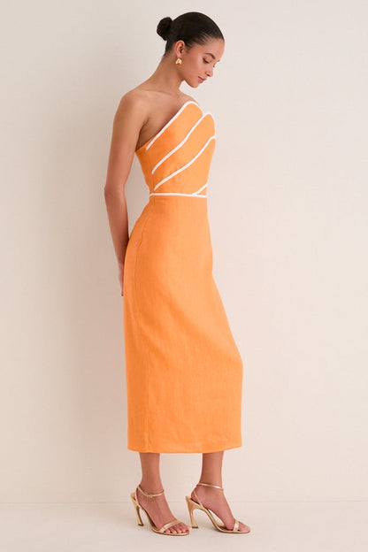 Dolores Linen Maxi Dress