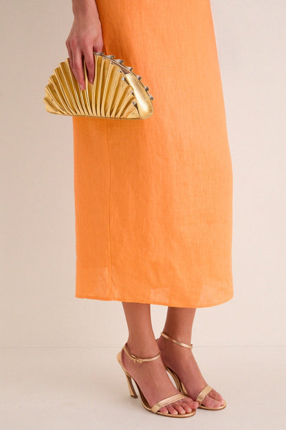Dolores Linen Maxi Dress