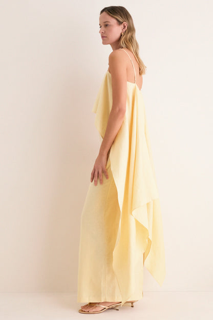 Fallon Linen Brunch Dress