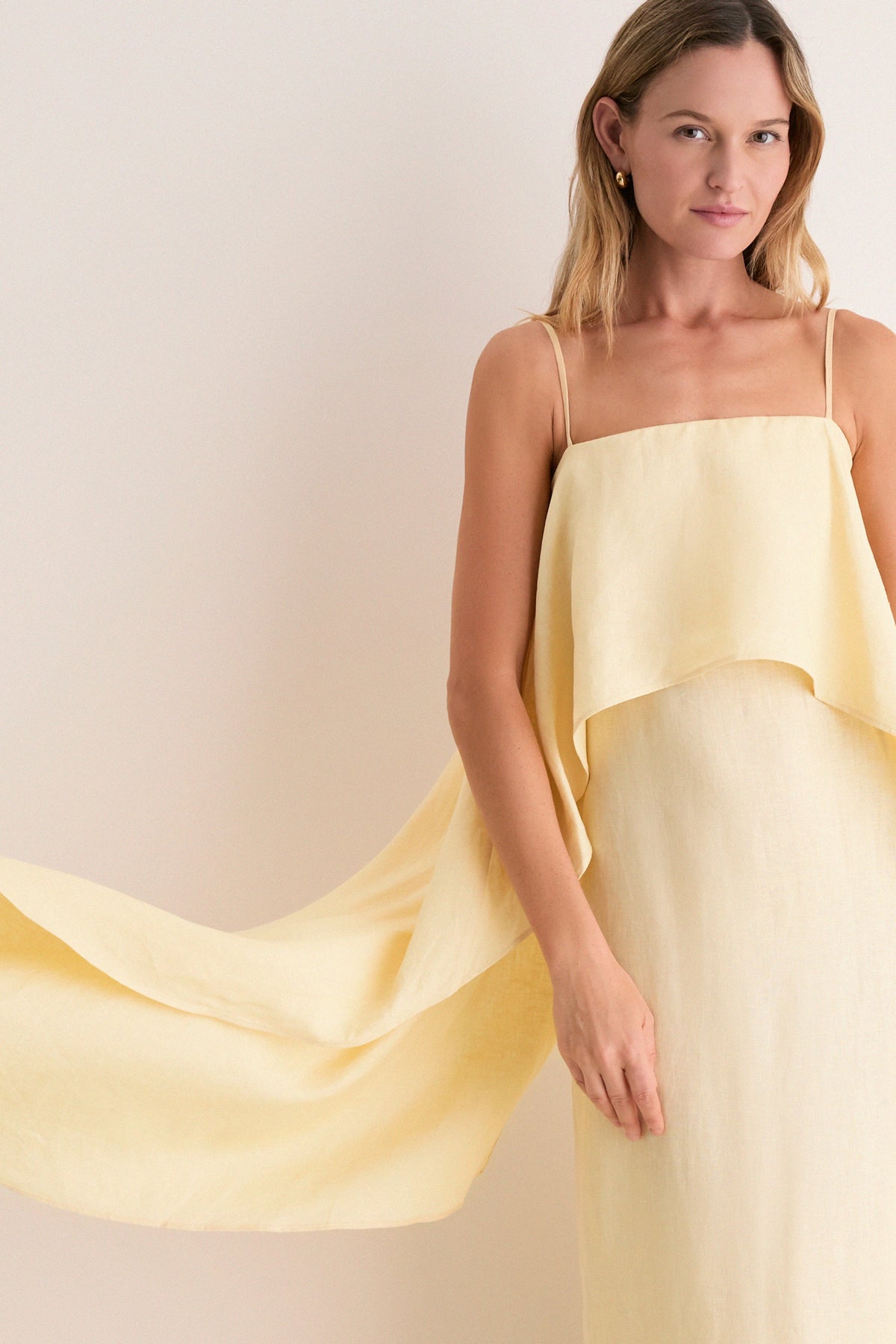 Fallon Linen Brunch Dress