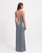 Raquel One-Shoulder Fringe Maxi Dress