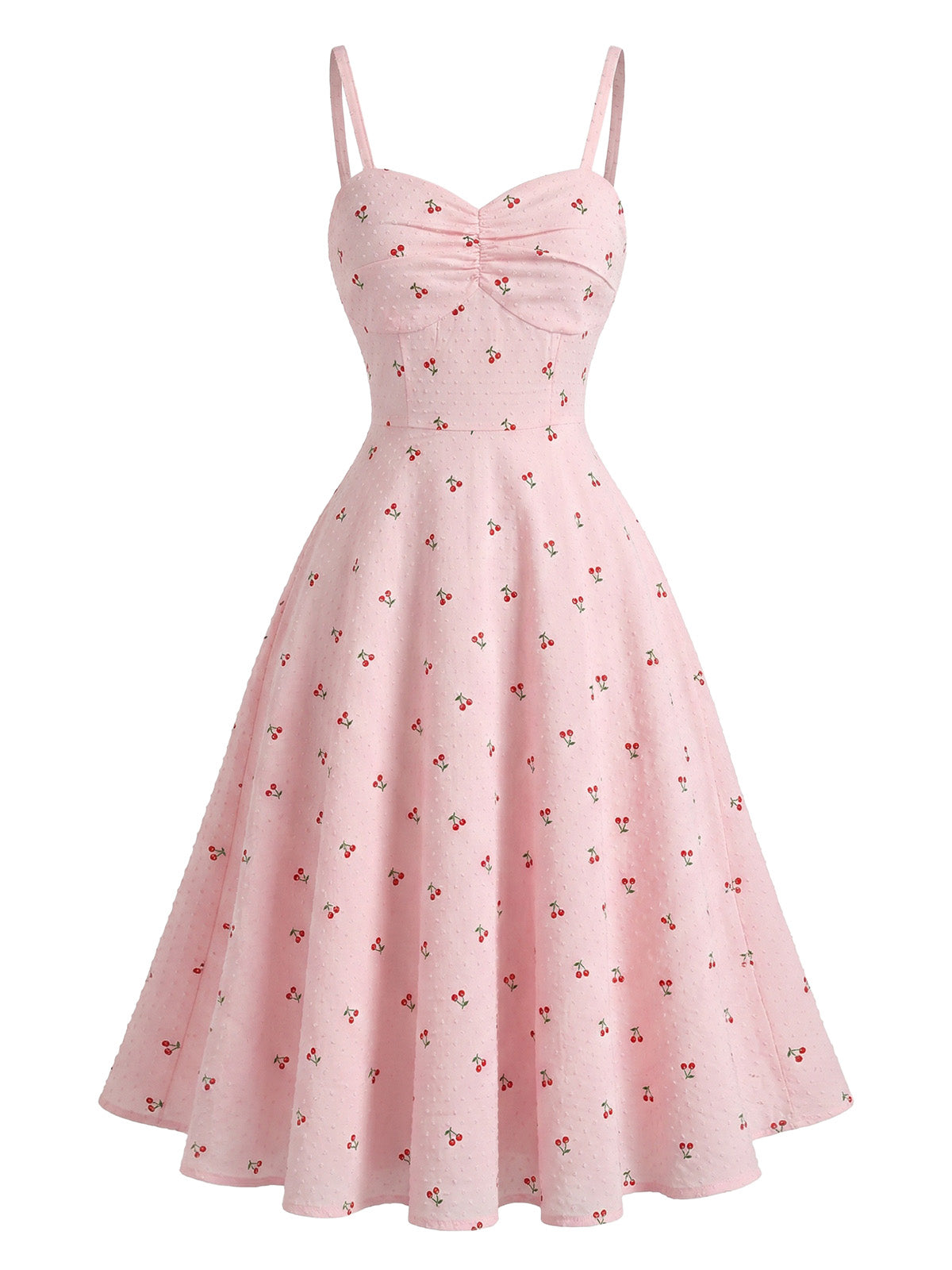 Ivana Cotton Jacquard Swing Dress