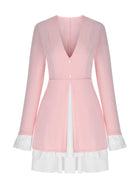 Sia Pink Ruffle Dress