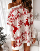 Bridget Long Sleeve Dress with Fair Isle Knit and Bell Cuffs