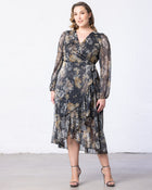 Marcela Metallic Cocktail Dress