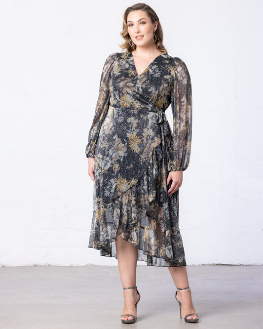 Marcela Metallic Cocktail Dress