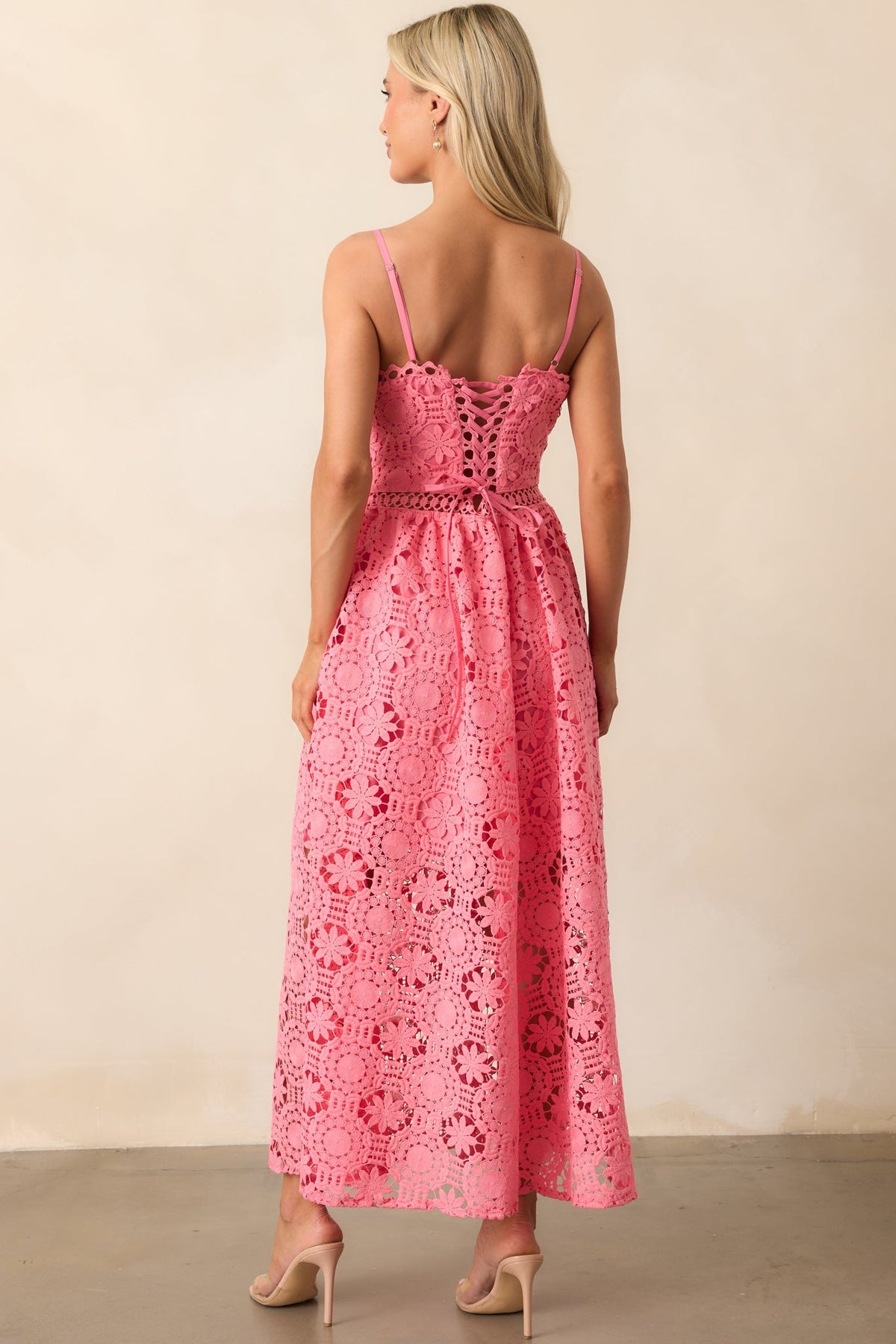 Solenne Floral Embroidered Maxi Dress