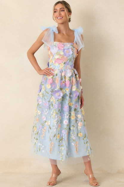Wynne Embroidered Floral Maxi Dress