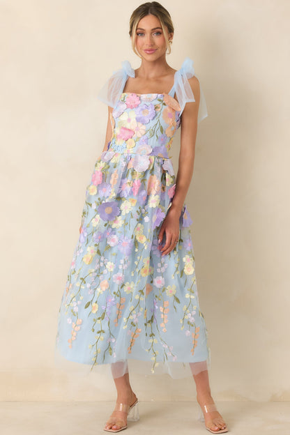 Wynne Embroidered Floral Maxi Dress