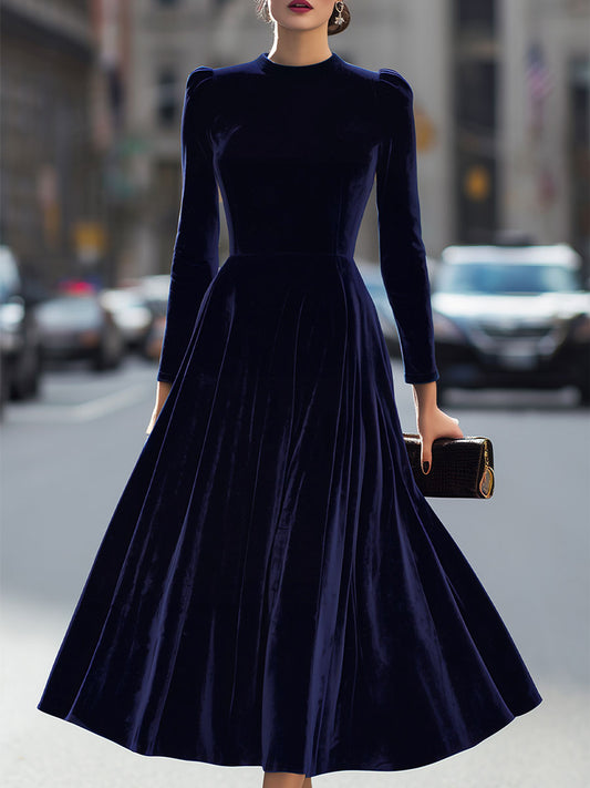 Nicolette Velvet Midi Dress