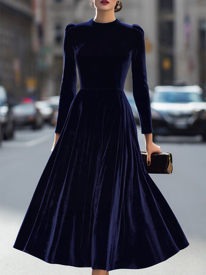 Nicolette Velvet Midi Dress