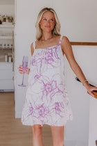 Lorna Tropical Floral Mini Dress