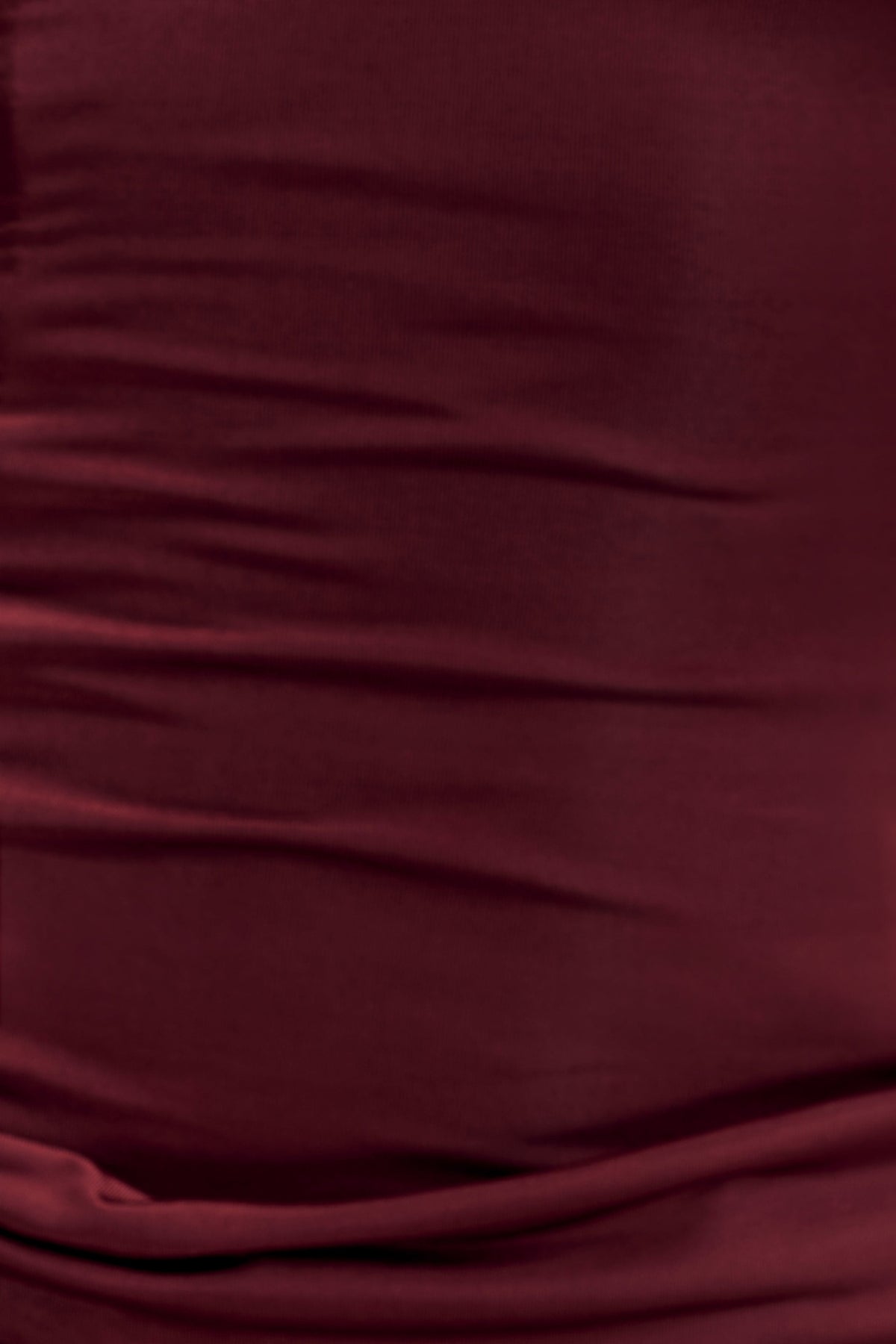 Susanna Burgundy Dress with One Shoulder and Scarf Detail