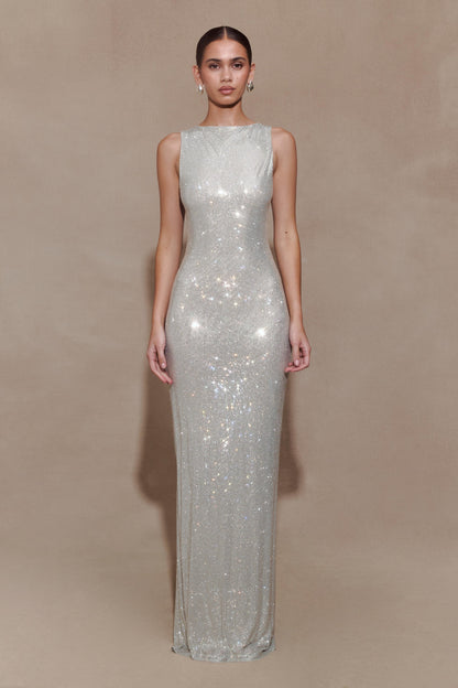 Magnolia Diamante Sleeveless Maxi Dress