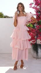 Lanelle Pink Maxi Dress