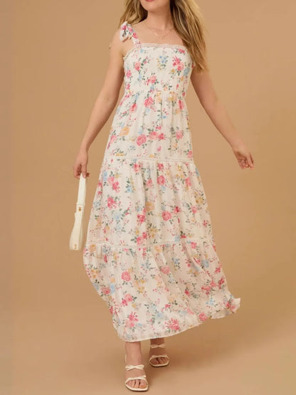 Alana Floral Smocked Maxi Dress