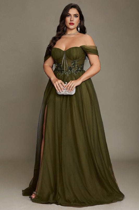 Frederica Off-Shoulder Maxi Dress