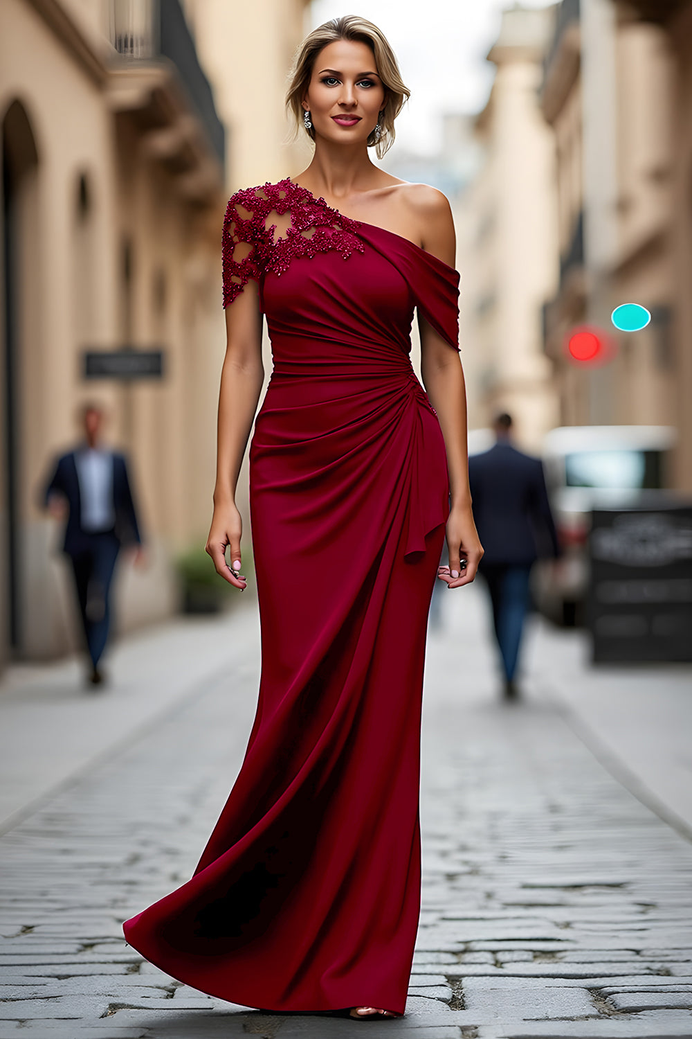 Eileen Asymmetrical Maxi Dress