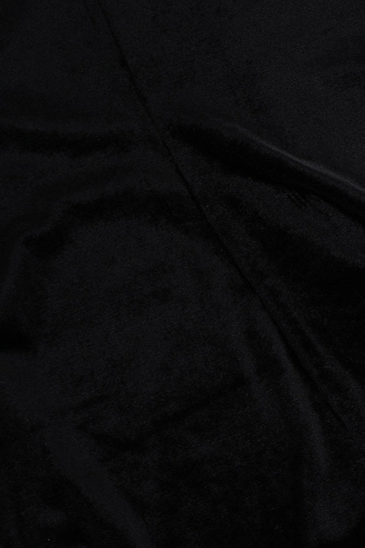 Dahlia Velvet Dress with Long Sleeves and Ruffle Hem