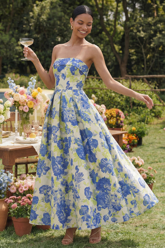 Alaia Floral Maxi Dress