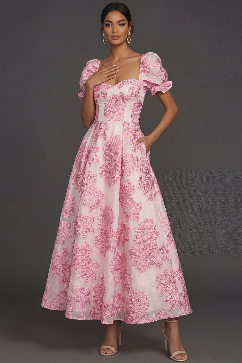 Charis Floral A-Line Dress