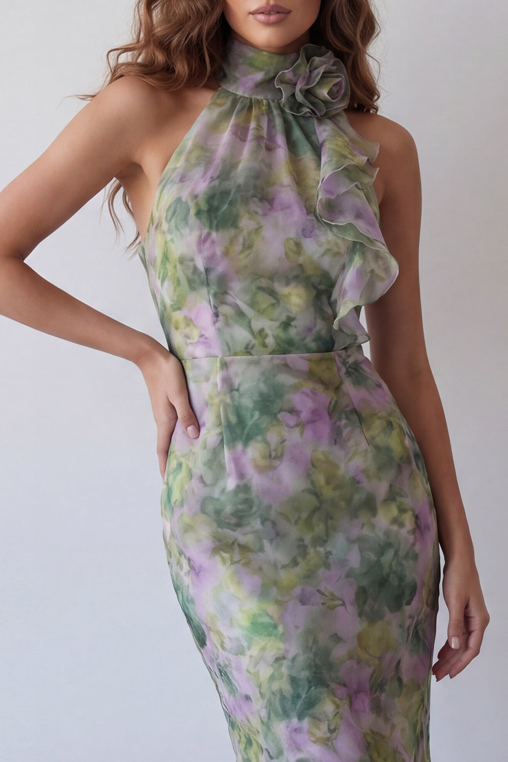 Liora Halter Maxi Dress