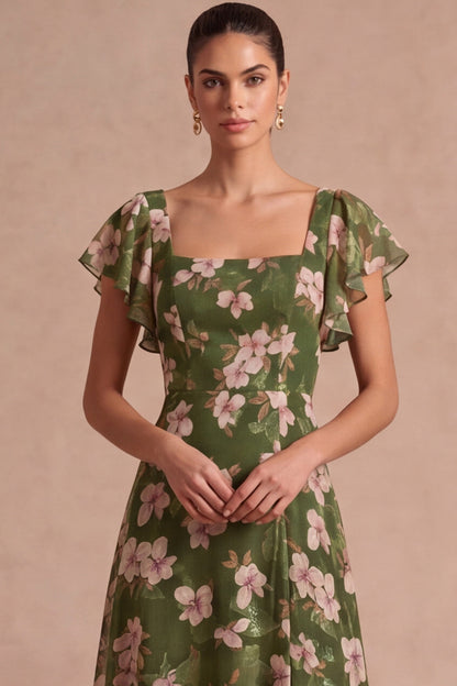 Morgan Floral A-Line Dress