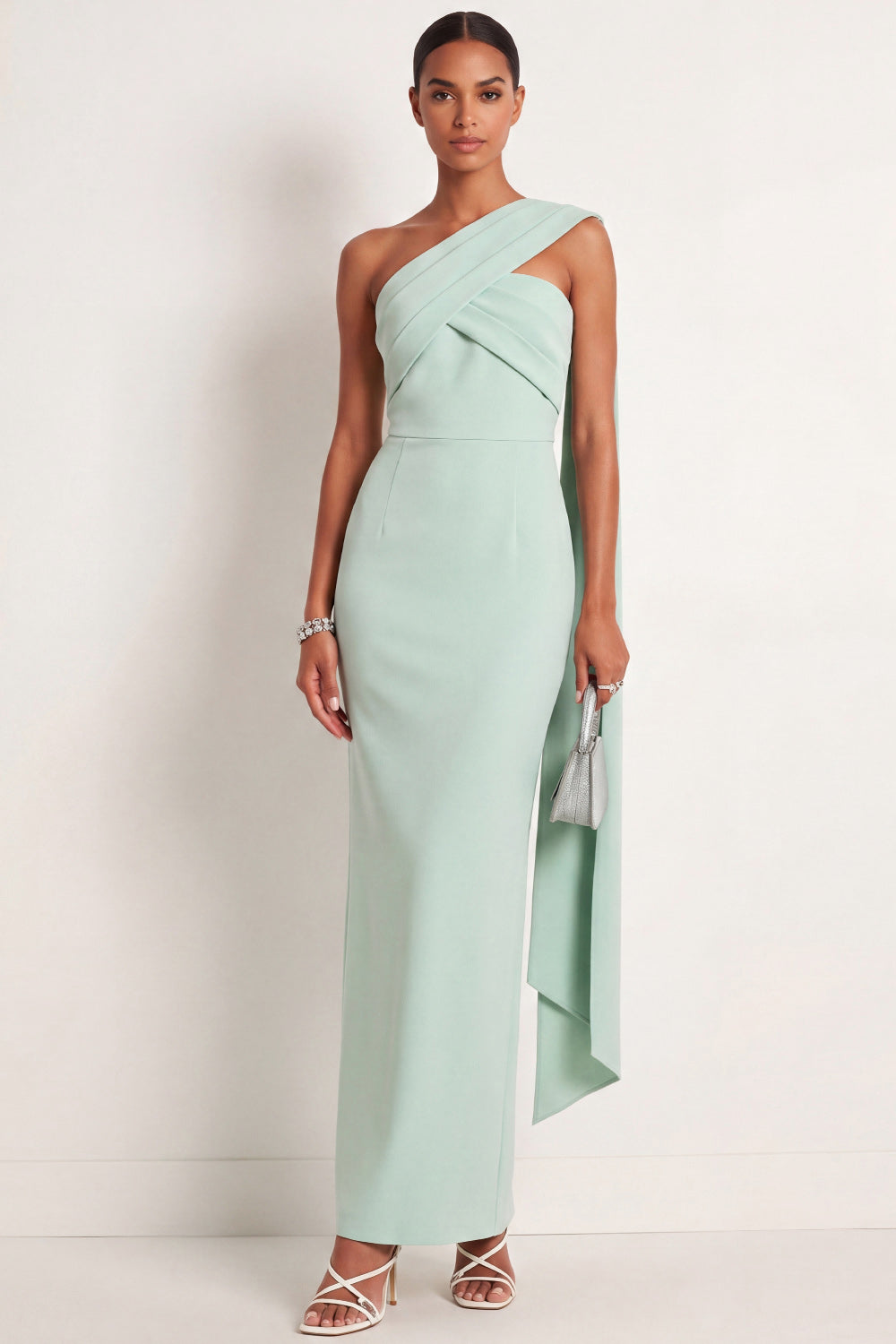 Dorinda Mint Sheath Dress
