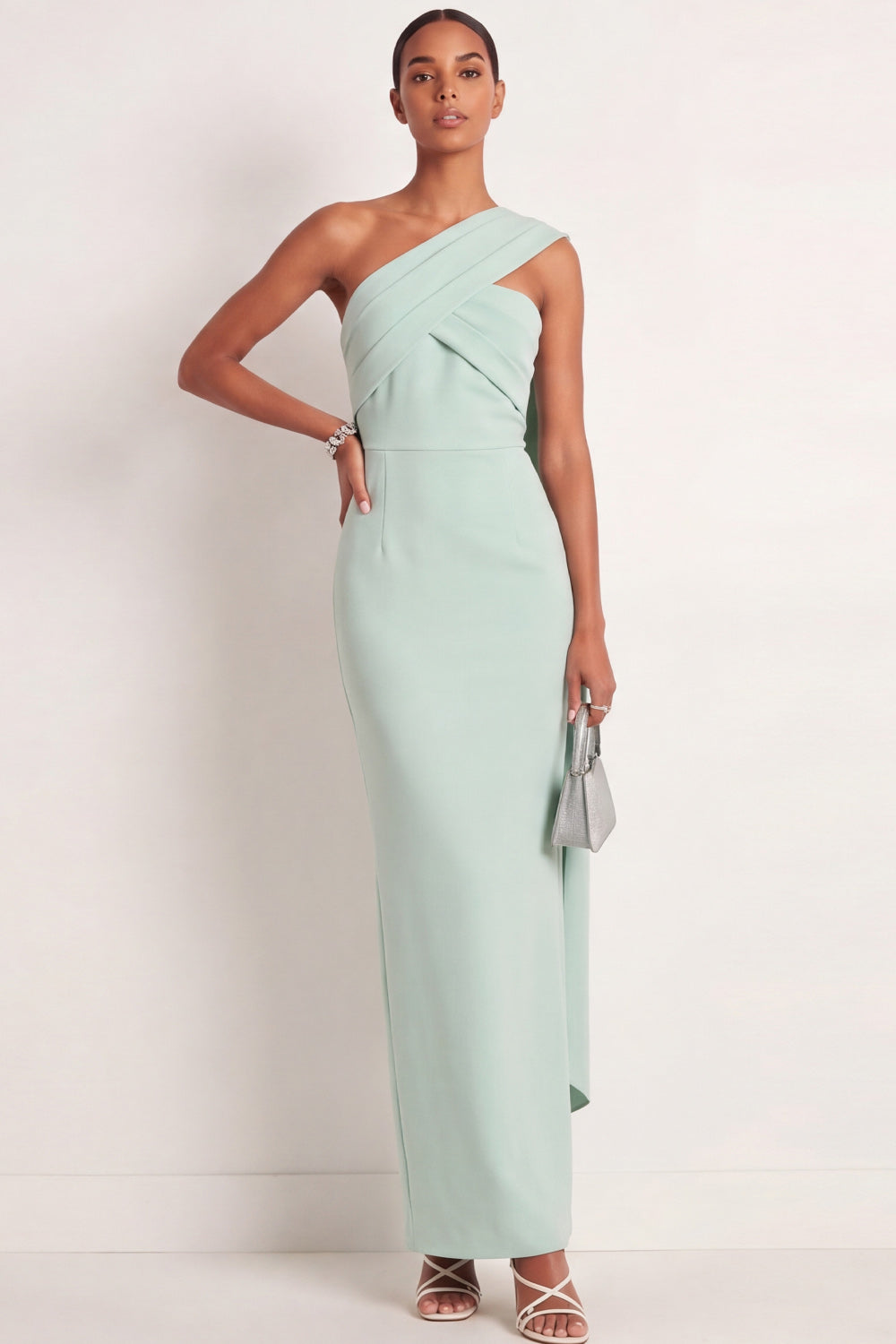 Dorinda Mint Sheath Dress