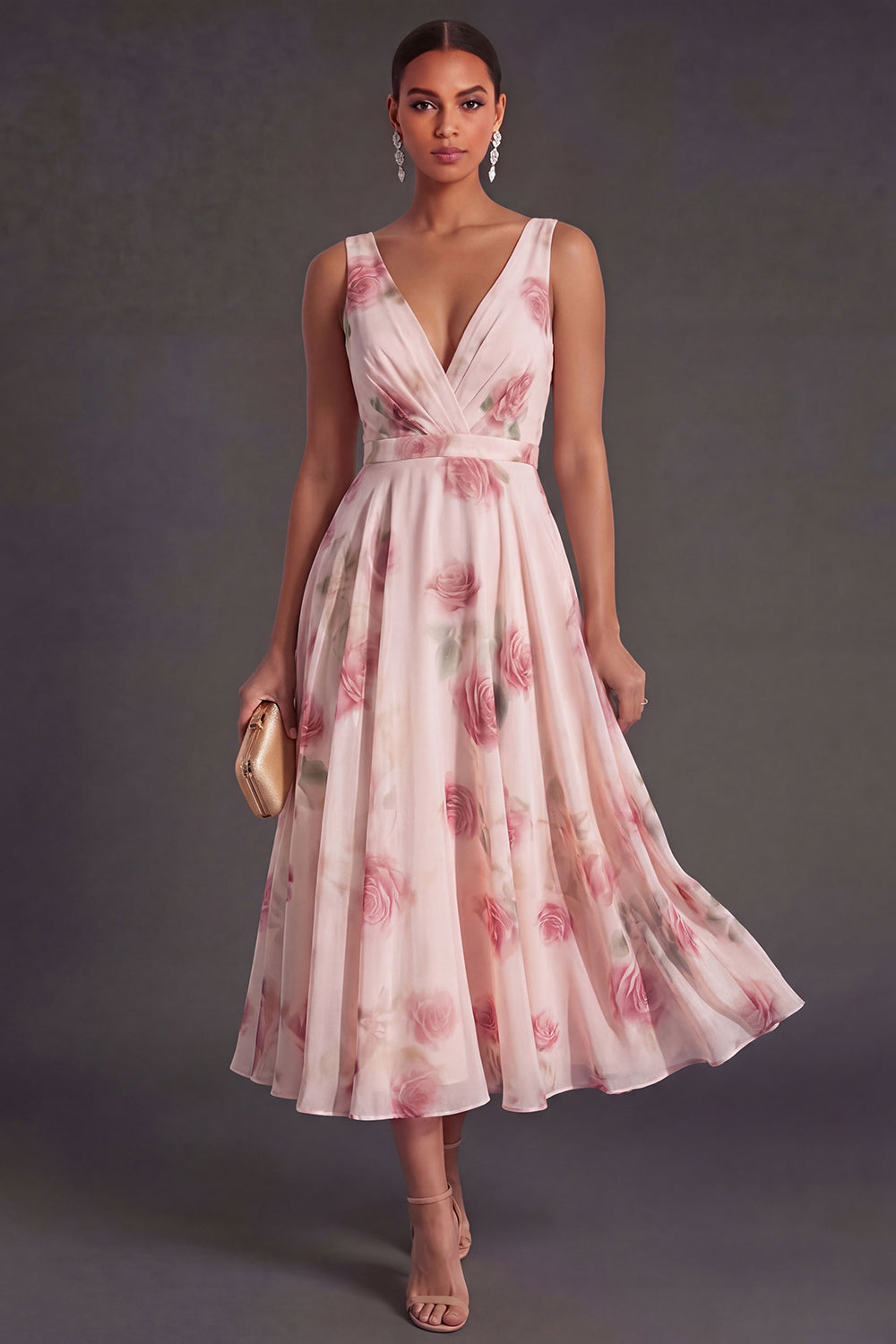 Aster Floral A-Line Dress