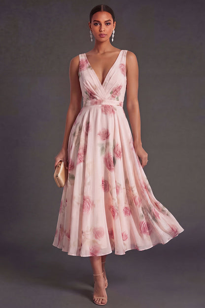 Aster Floral A-Line Dress