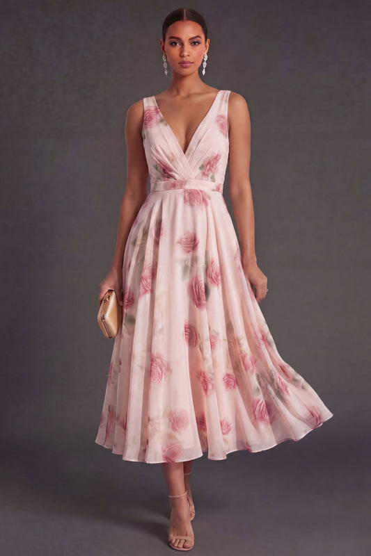 Aster Floral A-Line Dress
