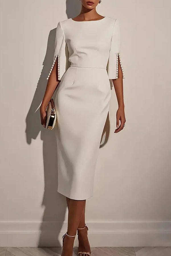 Vianne Beaded Midi Dress